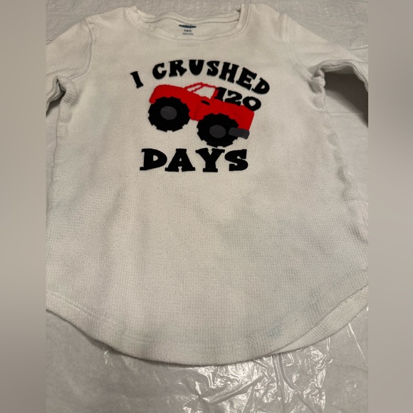 I Crushed 120 Days Boys Size 6-7 100% Cotton - Picture 3 of 6